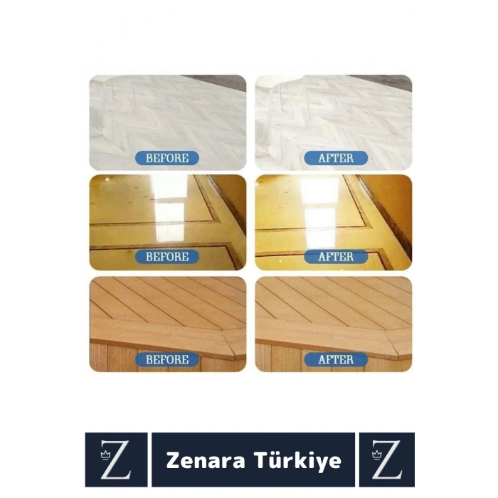 Premium Dükkan Fayans Ahşap Parçalanabilir Pratik Kullanım Zemin Parlatma Temizleme Tableti 20 Adet