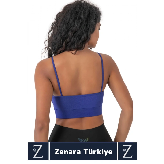 Luxery Göğüs Toparlayan Sarkma Önleyen Spor Gündelik Kullanım Ön Çapraz Askılı Micro Crop Büstiyer