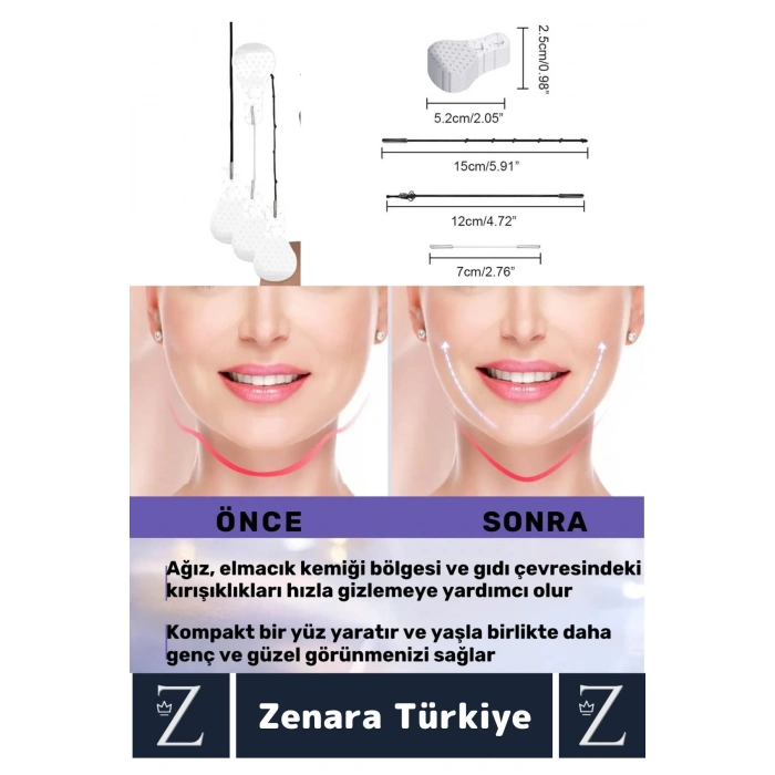 Günlük Kullanım Suya Dayanıklı İpli Yüz Kaş Göz Vücut Gıdı Gerdirme Bantı 3lü Özel Set 10 Adet