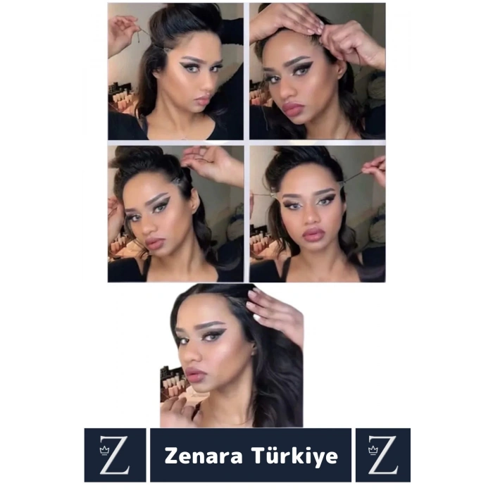 Günlük Kullanım Suya Dayanıklı İpli Yüz Kaş Göz Vücut Gıdı Gerdirme Bantı 3lü Özel Set 20 Adet