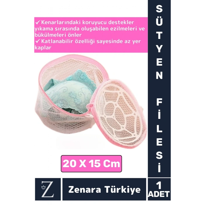 Uzun Ömürlü Tam Korumalı Deformasyon Önleyici Katlanabilir İç Çamaşırı Külot Sütyen Yıkama Filesi