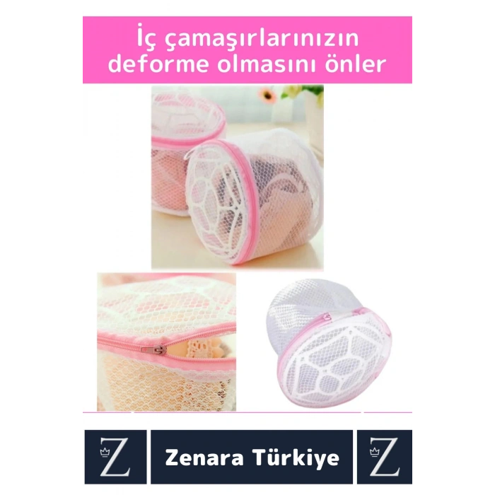 Uzun Ömürlü Tam Korumalı Deformasyon Önleyici Katlanabilir İç Çamaşırı Külot Sütyen Yıkama Filesi