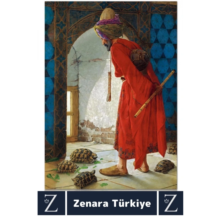 Premium Eğlenceli Eğitici Görsel Algı Problem Çözme Becerisi PUZZLE 1000Parça KAPLUMBAĞA TERBİYECİSİ