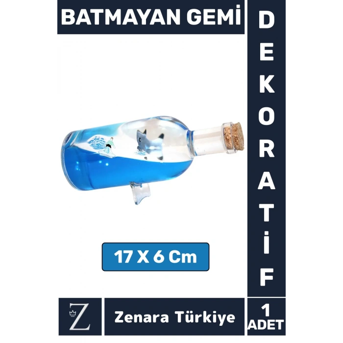 Premium Yüksek Kaliteli Dayanıklı Çok Şık Dekoratif Hediyelik Denizcilik Koleksiyon BATMAYAN GEMİ