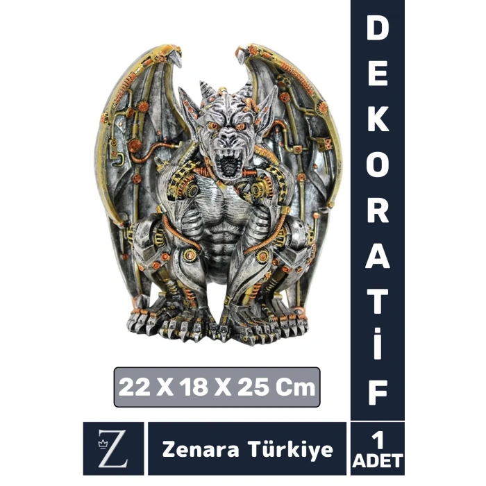 Premium Yüksek Kalite Çok Şık Dekoratif Hediyelik Özel Gün Biblo Koleksiyon POLYESTER STEAMPUNK