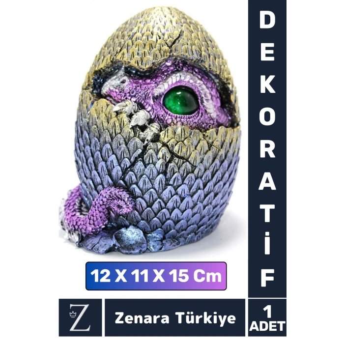 Premium Yüksek Kaliteli Çok Şık Dekoratif Hediyelik Özel Gün Biblo Koleksiyon POLYESTER DRAGON GÖZÜ