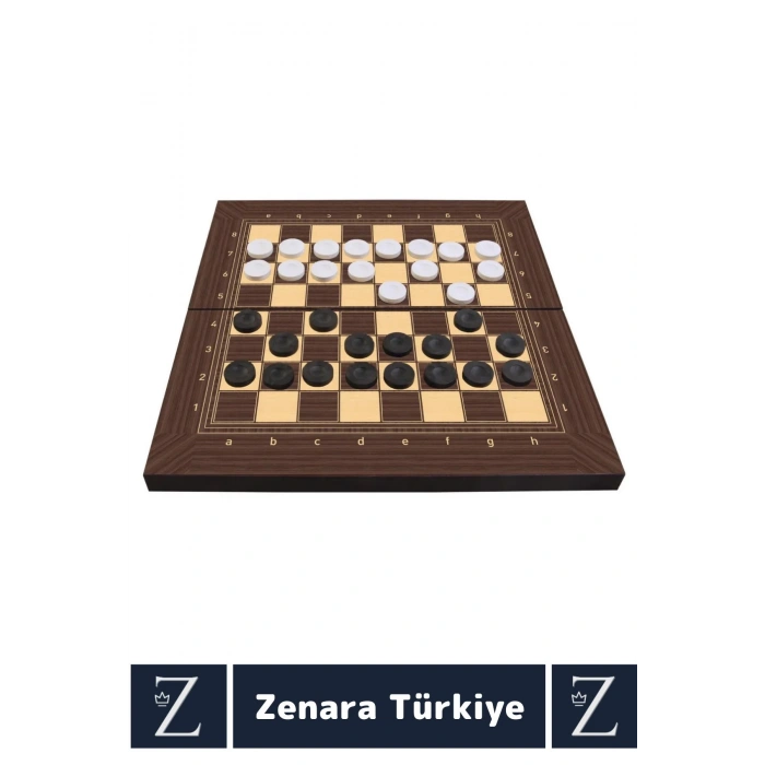 Elit Seri Yüksek Kalite Aile Ev Arkadaş Kahve Cafe Koleksiyon TAVLA DAMA SATRANÇ 3 in 1 Oyun Takımı