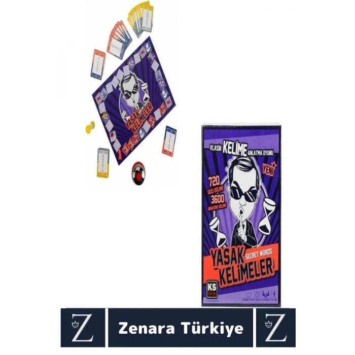 Eğlenceli Zeka Dil Becerisi Kelime Dağarcığı Geliştirici Takım Oyunu Secret Words YASAK KELİMELER