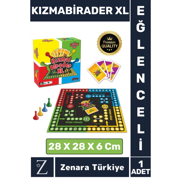 Premum Yılbaşı Eğitici Zeka Geliştirici Stratejik Nostaljik Oyun 2-4 Kişilik XL KIZMABİRADER