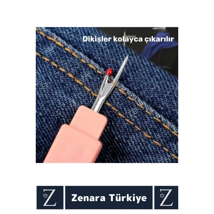 Premium Kompakt Ergonomik Çok Fonksiyonlu Hızlı Pratik Dikiş Sökme İğne İplik Aparatı 2 in 1