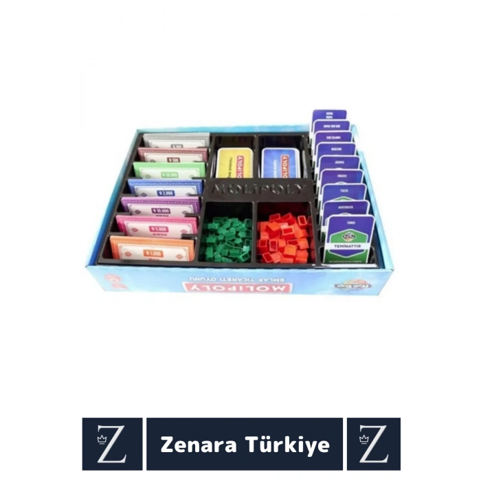 Eğlenceli Strateji Ticari Zeka Rekabet İşbirliği Geliştiren Aile Arkadaş Grup EMLAK TİCARET OYUNU