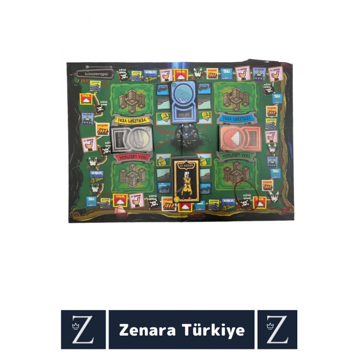 Eğitici Dikkat Strateji Mantık Hızlı Düşünme Geliştiren Aile Arkadaş Grup Eğlenceli TAHT OYUNU