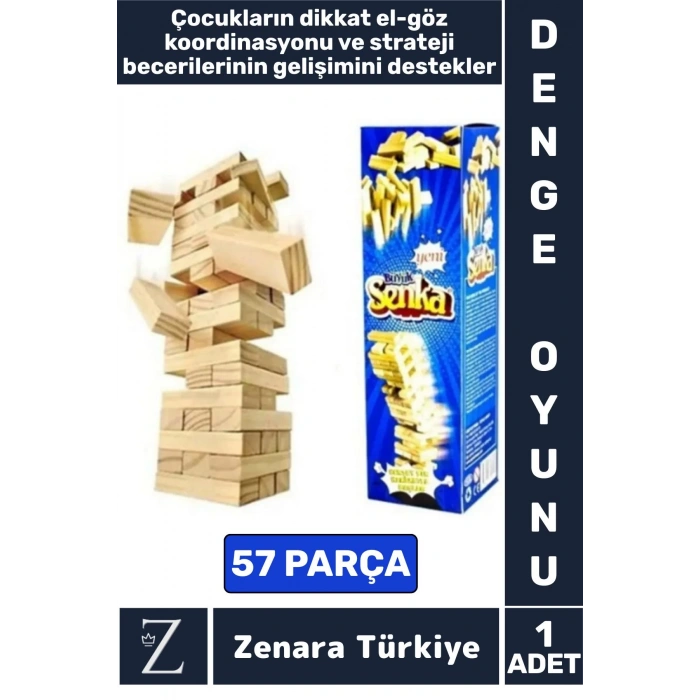 Tüm Yaşlar Eğlenceli Strateji Dikkat El-Göz Koordinasyonu Geliştiren Eğitici Grup Aile DENGE OYUNU