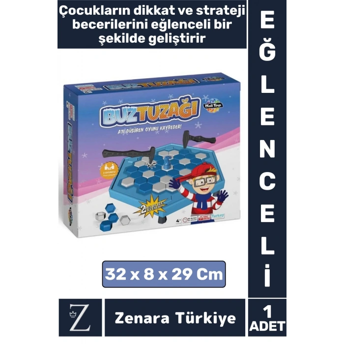 Eğitici Dikkat Strateji Beceri Refleks Geliştiren Eğlenceli Çocuk Oyun BUZ TUZAĞI