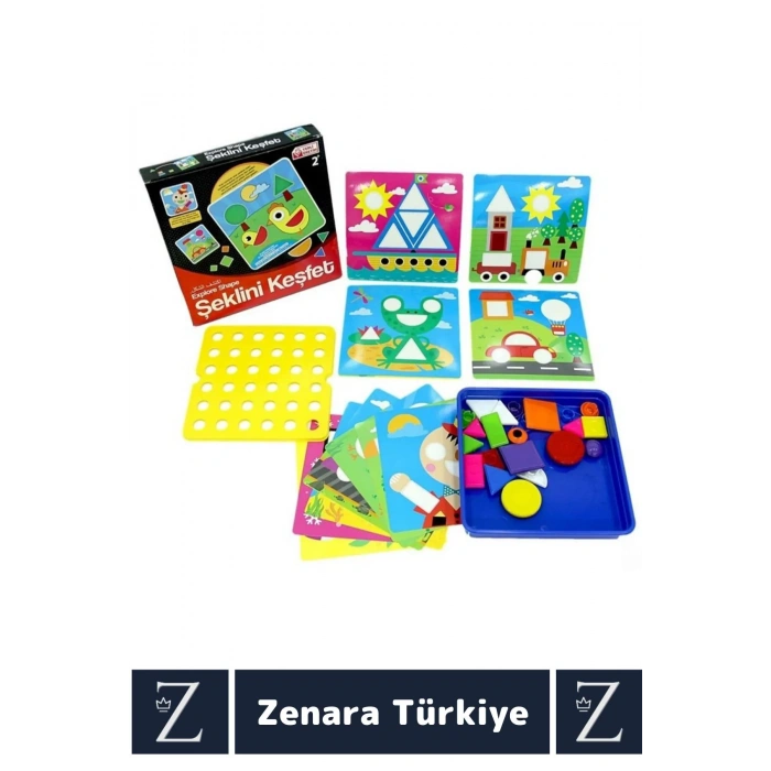 Çocuk El Göz Koordinasyon Parça Bütün İlişkisi Kavrama Eğitici Eğlenceli Oyun ŞEKLİNİ KEŞFET