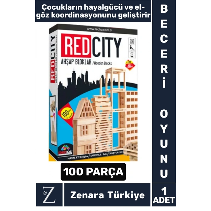 Çocuk Eğitici El-Göz Koordinasyonu Hayalgücü Beceri Konsantrasyon Geliştiren Eğlenceli AHŞAP BLOKLAR