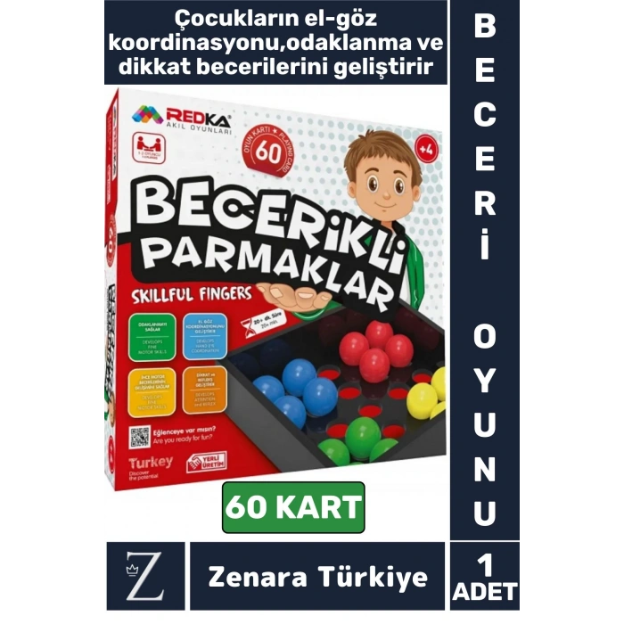 Eğitici El Göz Koordinasyonu Odaklanma Beceri Geliştirici Eğlenceli Çocuk Oyun BECERİKLİ PARMAKLAR