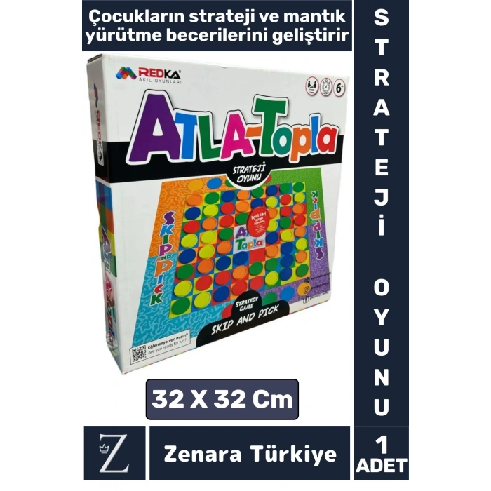 Eğitici Görsel Algı Strateji Zeka Gelişim Analitik Düşünme Odaklanma Eğlenceli Çocuk Oyun ATLA TOPLA