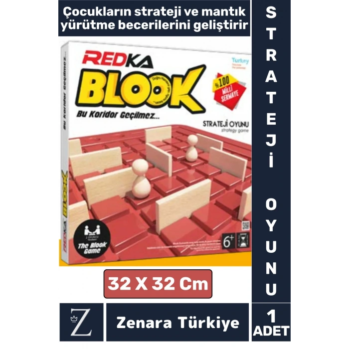 Eğitici Görsel Algı Strateji Zeka Gelişimi Analitik Düşünme Odaklanma Çocuk Eğlenceli Oyun BLOOK
