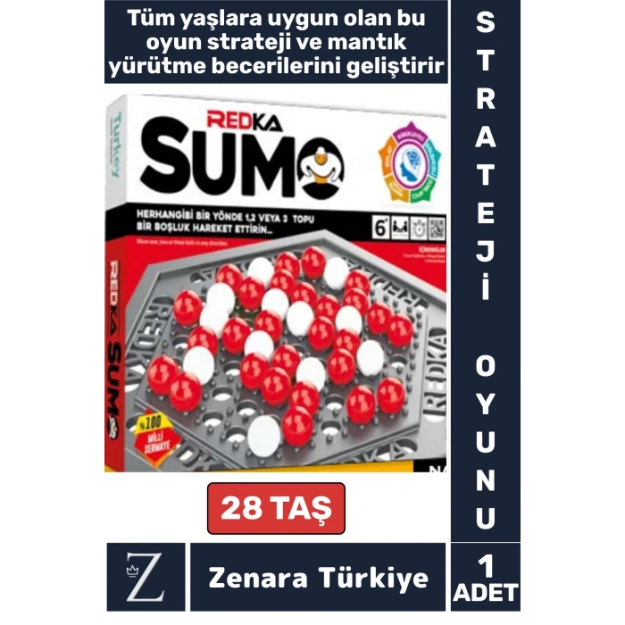 Tüm Yaşlara Uygun Zeka Strateji Mantık Yürütme Beceri Geliştirici Eğitici Eğlenceli Oyun SUMO