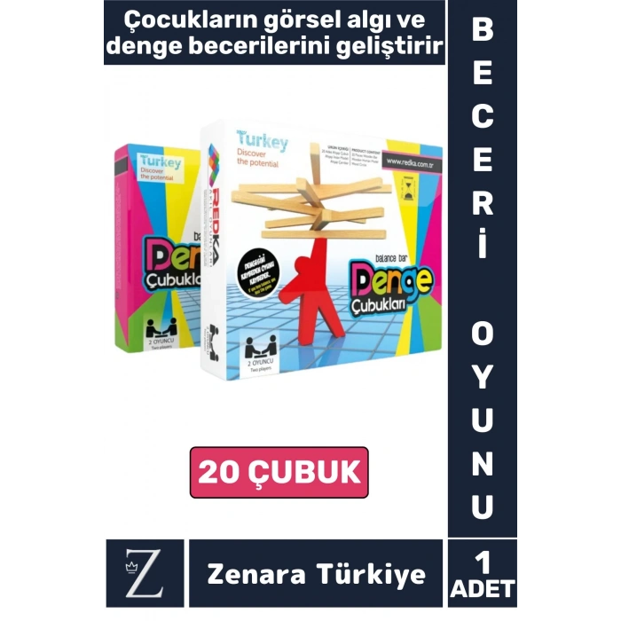 Eğitici El Göz Koordinasyonu Denge Görsel Algı Geliştirici Eğlenceli Çocuk Oyun DENGE ÇUBUKLARI