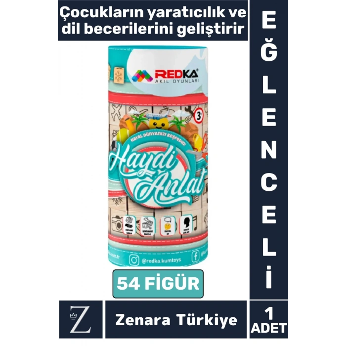 Çocuk Görsel Algı Yaratıcılık Dil Bilgisi Hayalgücü Eğlenceli Hikaye Küpü Eğitici HAYDİ ANLAT