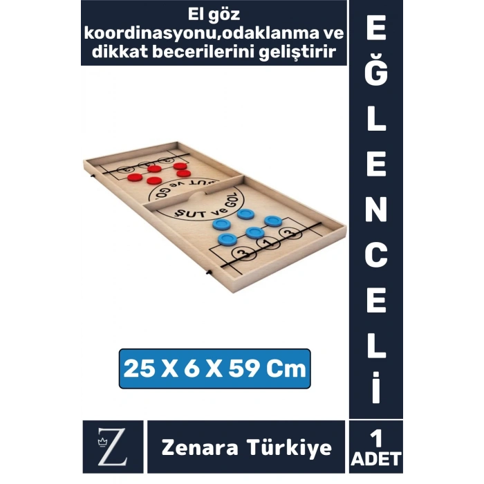 Eğitici El-Göz Koordinasyonu Odaklanma Dikkat Beceri Geliştirici Eğlenceli Futbol Oyunu ŞUT VE GOL