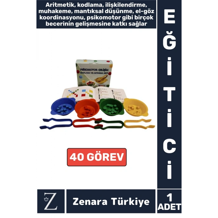Eğlenceli Mantıksal Düşünme El Göz Koordinasyon Geliştirici Eğitici Çocuk PSİKOMOTOR GELİŞİM
