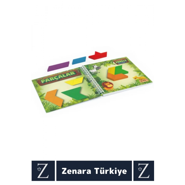 Eğitici Dikkat Hafıza Mantıksal Düşünme Problem Çözme Becerisi Geliştirici Eğlenceli BANZUKİ JUNGLE