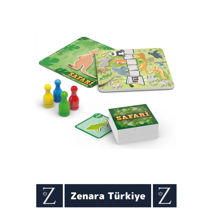 Görsel Algı Strateji Beceri Doğa Safari Orman Hayvan Bilgisi Eğitici Eğlenceli Öğretici Oyun SAFARİ