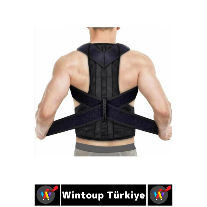 Omurga Sırt Kas Güçlendiren Duruş Bozukluğu Düzelten Boyun Omuz Rahat Doğru Duruş Dik Duruş Korsesi