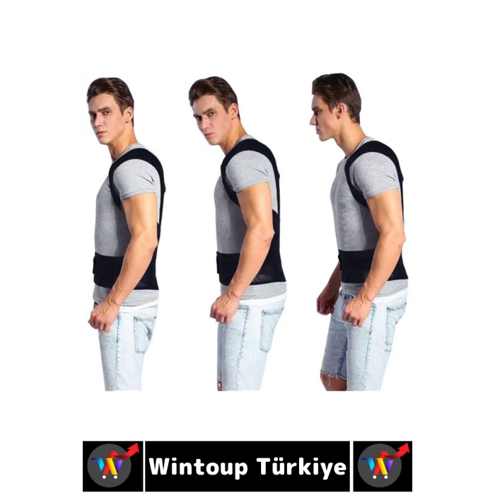 Omurga Sırt Kas Güçlendiren Duruş Bozukluğu Düzelten Boyun Omuz Rahat Doğru Duruş Dik Duruş Korsesi