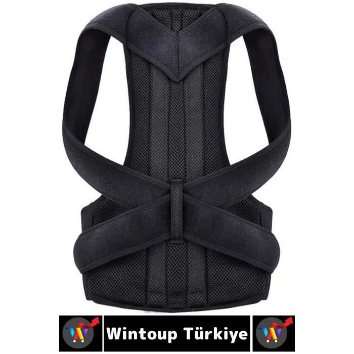 Omurga Sırt Kas Güçlendiren Duruş Bozukluğu Düzelten Boyun Omuz Rahat Doğru Duruş Dik Duruş Korsesi