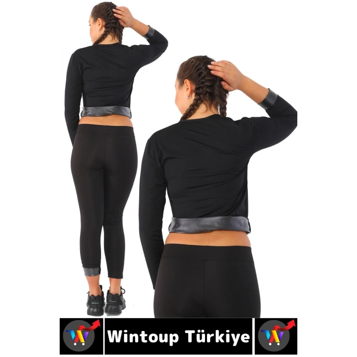 Gündelik Spor Kullanım Terleme Hızlandıran Rahat Destekleyici TERMAL SAUNA UZUN KOL TAKIM