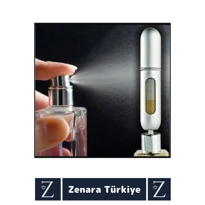 Kompakt Cep Boy Doldurulabilir Taşınabilir Sızdırmaz Pratik Çanta Boy Cep Parfümü Şişesi 5 ML 5 Adet