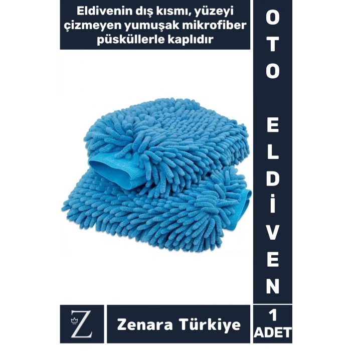 Yumuşak Oto Araç İç Dış Elektronik Otomobil Detay Esnek Mikrofiber Yıkama Temizleme Eldiveni