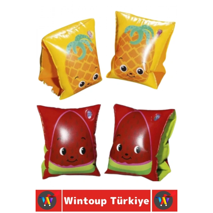 Dayanıklı Yüzme Başlangıç Öğrenme 5-12 Yaş Sevimli Meyve Desenli Havuz Yüzme ÇOCUK DENİZ KOLLUĞU