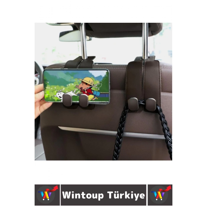 Ergonomik Araç Organizer Poşet Gömlek Takım Elbise Kıyafet Telefon Tutucu ARAÇ İÇİ KOLTUK KANCASI