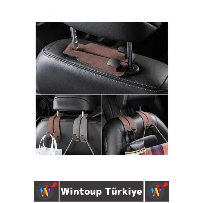 Ergonomik Araç Organizer Poşet Gömlek Takım Elbise Kıyafet Telefon Tutucu ARAÇ İÇİ KOLTUK KANCASI