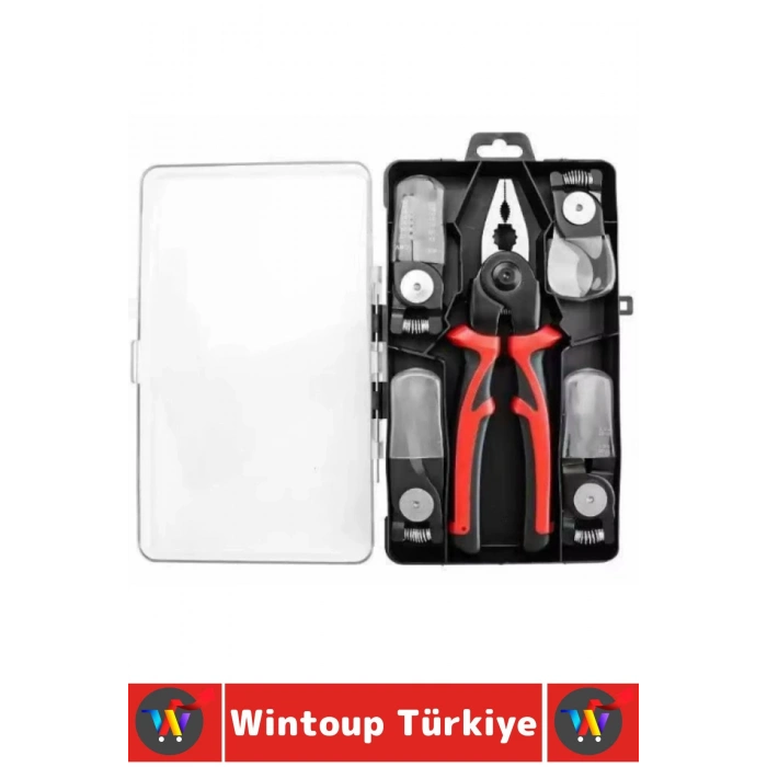 Ergonomik Montaj Bakım Tamir Çok Fonksiyonlu Kolay Yaylı Sistem Kaymaz Tak Çıkar 5 Başlık PENSE SETİ