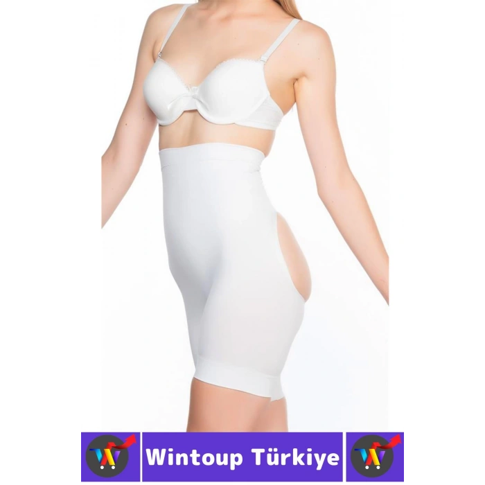 Özel Üretim Alt Karın Bel Toparlayan Sıkılaştıran Popo Şekillendiren Elastik POPO AÇIK PAÇALI KORSE