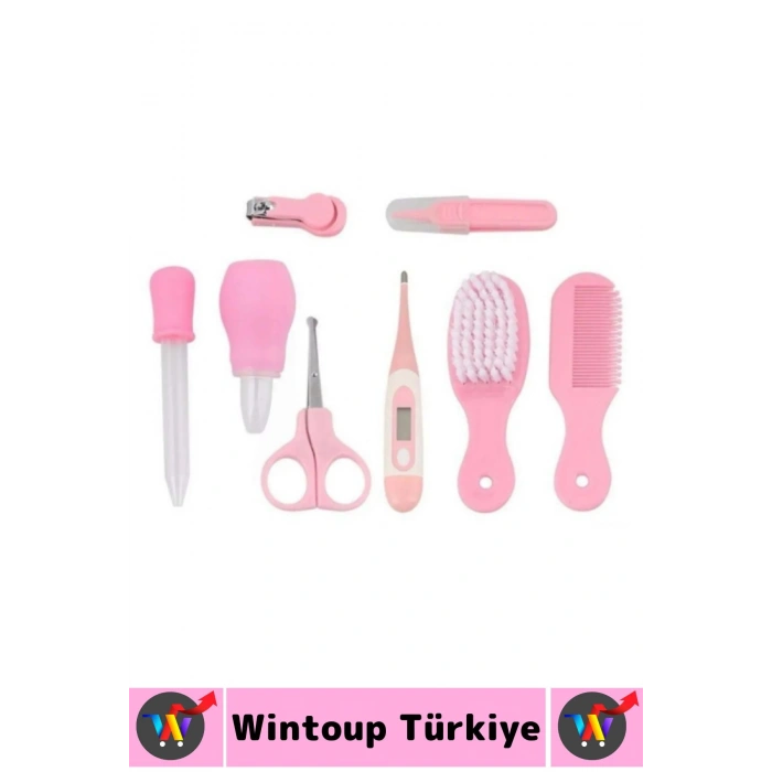 Kompakt Çok Fonksiyonlu Bebek Yenidoğan Hijyenik Temizlik Temel Kişisel Bakım 8 Prç BEBEK BAKIM SETİ