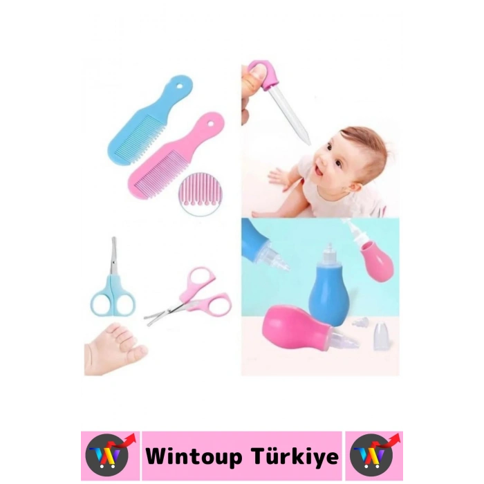 Kompakt Çok Fonksiyonlu Bebek Yenidoğan Hijyenik Temizlik Temel Kişisel Bakım 8 Prç BEBEK BAKIM SETİ