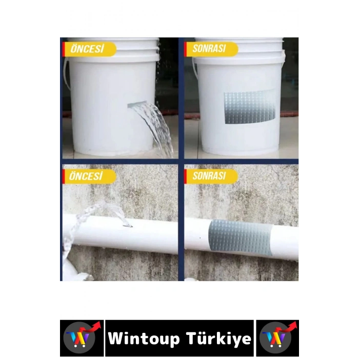 Ultra Güçlü Su Neme Dayanıklı Çok Amaçlı Montaj Onarım İzolasyon Tamir Bantı Siyah 48 Mm x 10 Metre