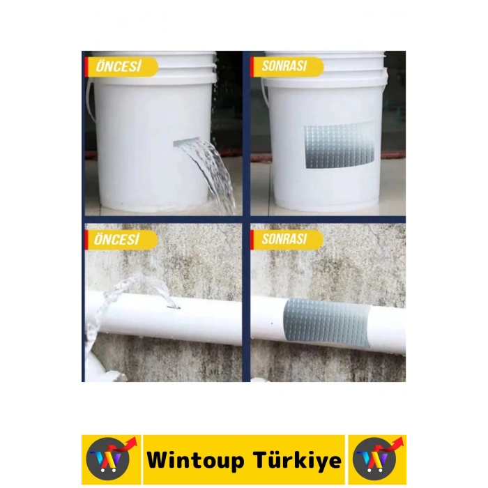 Ultra Güçlü Su Neme Dayanıklı Çok Amaçlı Montaj Onarım İzolasyon Tamir Bantı Sarı 48 Mmx10 Mtr 3 Adt