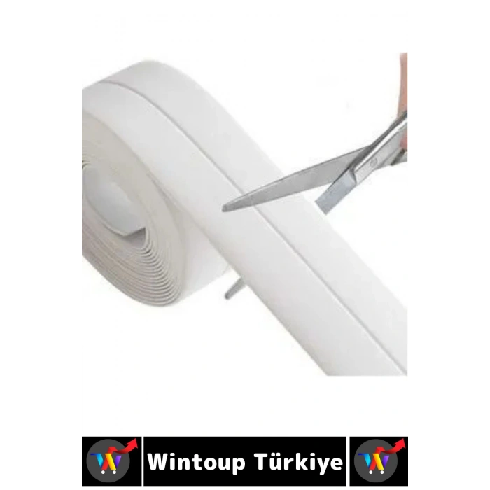 Dayanıklı Lavabo Kenar Küvet Pvc Su Sızdırmaz Yalıtım Yağ Küf Kir Önleyici İzolasyon Bantı 3.2 Metre