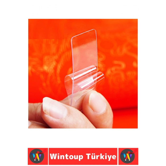 İz Bırakmaz Dayanıklı Pratik Tablo Çerçeve Küçük Obje Çift Taraflı Nano Jel Şeffaf Bant 60lı Kutu