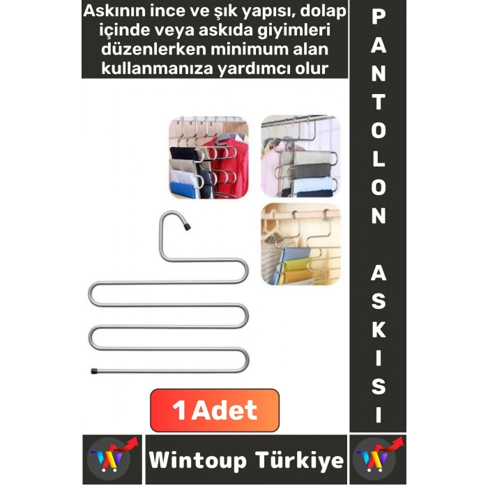 Dayanıklı Kolay Temizlenir Kaymaz Dolap İçi Düzenleme Giysi Havlu Kravat Pantolon İnce Krom Askı