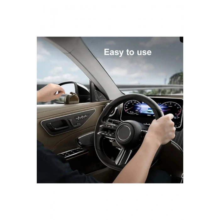 Koku Önleyici Otomatik Kapaklı Araç İçi Küllük-Isıya Dayanıklı Metal Hazne, Kol Dayamaya Uygun