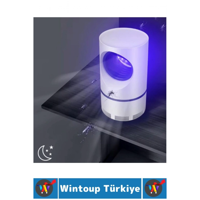 Premium Kimyasal İçermez 6 Uv Işıklı Sessiz Çalışır Gece Lambası Kullanımlı Haşere Sinek Öldürücü